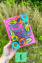 Load image into Gallery viewer, Custom Painted Bible
