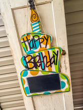 Load image into Gallery viewer, Birthday Cake Door Hanger