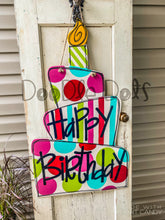 Load image into Gallery viewer, Birthday Cake Door Hanger