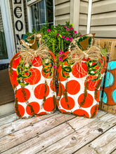 Load image into Gallery viewer, Tall Skinny Pumpkin Door Hanger
