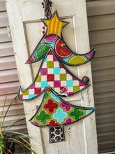 Load image into Gallery viewer, Funky Christmas Tree Door Hanger
