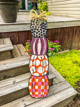 Load image into Gallery viewer, Stacked Pumpkin Door Hanger
