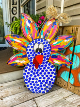 Load image into Gallery viewer, Textured Painted Turkey Door Hanger
