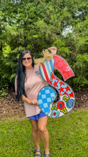 Load image into Gallery viewer, Patriotic Letter Door Hanger
