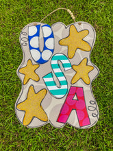 Load image into Gallery viewer, 💙❤️💗USA Door Hanger💗❤️💙
