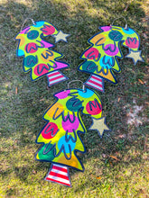 Load image into Gallery viewer, Grump Green/Pink Tree Door Hanger
