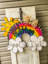 Load image into Gallery viewer, Rainbow w/ Sun Door Hanger
