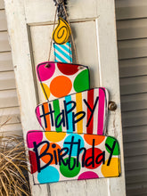 Load image into Gallery viewer, Birthday Cake Door Hanger
