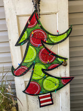 Load image into Gallery viewer, Christmas Tree Door Hanger w/ Lights
