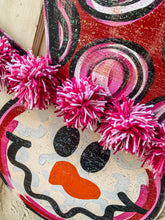 Load image into Gallery viewer, Valentine Snowman Door Hanger w/PomPoms
