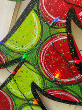Load image into Gallery viewer, Christmas Tree Door Hanger w/ Lights

