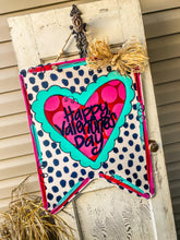 Load image into Gallery viewer, Valentine Banner Door Hanger
