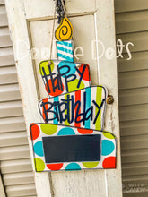 Load image into Gallery viewer, Birthday Cake Door Hanger
