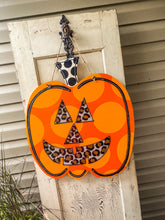 Load image into Gallery viewer, Jack O’ Lantern Door Hanger
