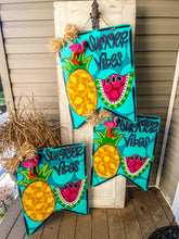 Load image into Gallery viewer, Summer Vibes Banner Door Hanger
