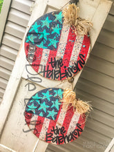 Load image into Gallery viewer, 🇺🇸Patriotic Merica Flag Door Hanger🇺🇸
