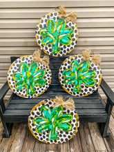 Load image into Gallery viewer, St Patrick’s Day Textured Door Hanger
