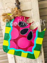 Load image into Gallery viewer, Polka Dotted Squared Watermelon Door Hanger
