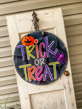 Load image into Gallery viewer, Trick or Treat Door Hanger
