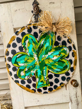 Load image into Gallery viewer, St Patrick’s Day Textured Door Hanger
