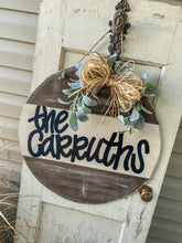 Load image into Gallery viewer, Rustic Name Door Hanger
