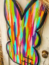 Load image into Gallery viewer, Colorful Easter Bunny Door Hanger
