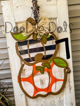 Load image into Gallery viewer, Double Stacked Pumpkin Door Hanger

