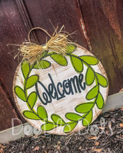 Load image into Gallery viewer, Rustic Welcome Farmhouse Door Hanger
