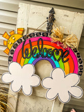 Load image into Gallery viewer, Rainbow w/ Sun Door Hanger
